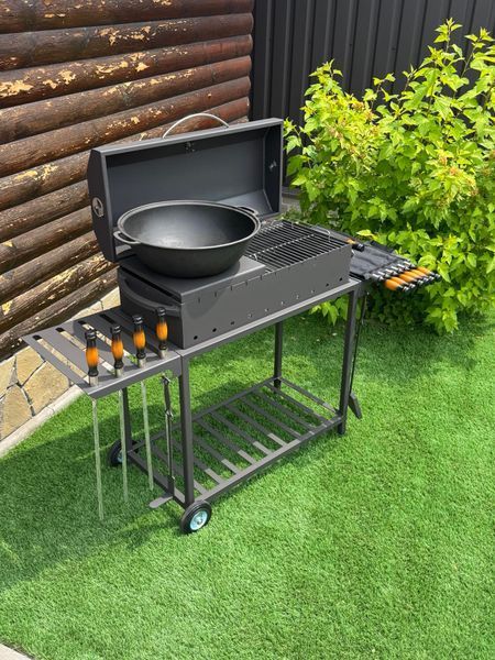 Мангал-гриль Стандарт 75 см зі сталі 4 мм | GrillCraft UA 6 фото