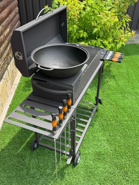 Мангал-гриль Стандарт 75 см зі сталі 4 мм | GrillCraft UA 6 фото