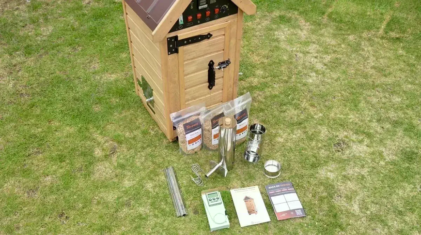Коптильня Міні 2.0 &mdash; гаряче та холодне копчення, до 7 кг KOP-MINI-2.0 фото
